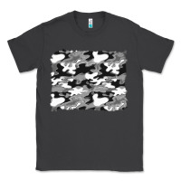 Smoke black and white camouflage background Classic Tee - Artiststas