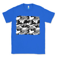 True Royal black and white camouflage background Classic Tee - Artiststas