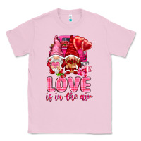 Bubblegum Pink Love is in the air with gnomies Valentine's Day Classic Tee - HowdyJamesFarm