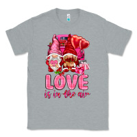 Heather Grey Love is in the air with gnomies Valentine's Day Classic Tee - HowdyJamesFarm