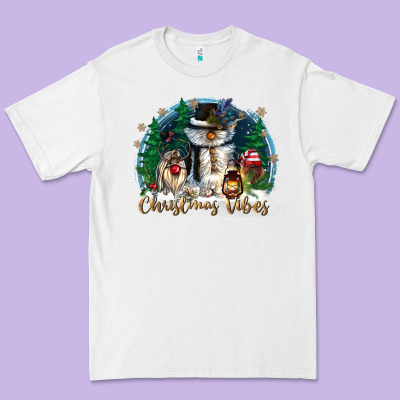 Christmas Vibes Premium Tee Designed By Cowgirlartshop