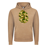 Vintage Coffee camouflage patch 4 Vintage Hoodie - BundleAndBundleShop