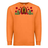 Carrot lady of Guadalupe cactus rose Premium Sweatshirt - JahusDesignShop