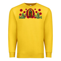 Lemon lady of Guadalupe cactus rose Premium Sweatshirt - JahusDesignShop