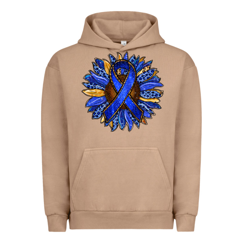 Colon Cancer Awareness Sunflower Urban Hoodie by RanaPortraitStore | Teevron