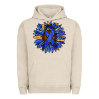 Pigment French Oak Colon Cancer Awareness sunflower Urban Hoodie - RanaPortraitStore