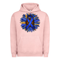 Pigment Salmon Colon Cancer Awareness sunflower Urban Hoodie - RanaPortraitStore