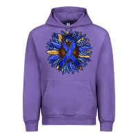 Tulip Colon Cancer Awareness sunflower Urban Hoodie - RanaPortraitStore