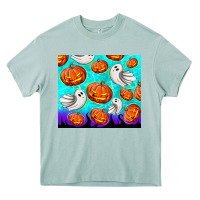 Arona halloween pumpkins with ghosts Heavy Core Tee - TumblerDesignByShophia