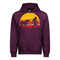 Mauve Wine sasquatch and unicorn vintage Urban Hoodie - artisFamous