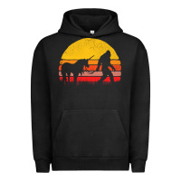 Pigment Black sasquatch and unicorn vintage Urban Hoodie - artisFamous