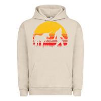 Pigment French Oak sasquatch and unicorn vintage Urban Hoodie - artisFamous