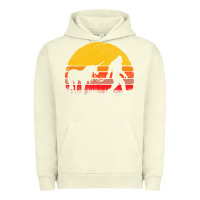 Pigment Pistachio sasquatch and unicorn vintage Urban Hoodie - artisFamous