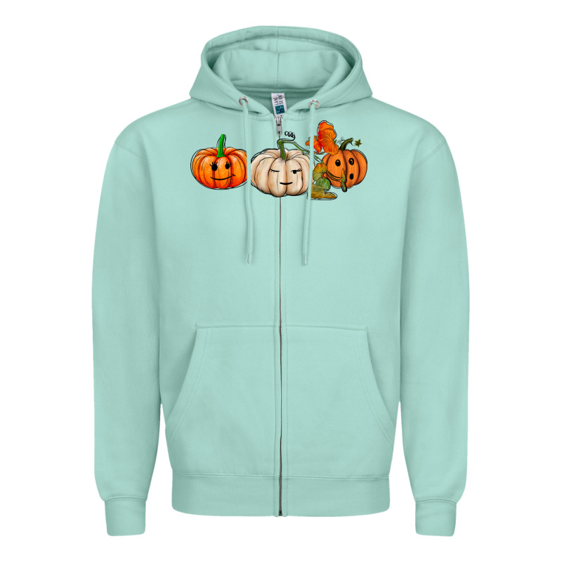 Pumpkins Face Zipper Hoodie by AdoDesignShop | Teevron
