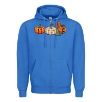 True Royal pumpkins face Zipper Hoodie - AdoDesignShop