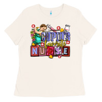 Bone cupids favorite nurse olivia Ladies Tee - OliviaCreatesArt