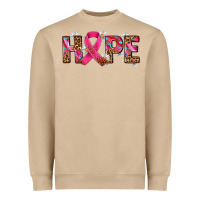 Mushroom hope and cancer ribbon Heavyweight Sweatshirt - AdoDesignShop