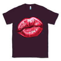 Plum Lip mark Valentine's Day Classic Tee - HowdyJamesFarm