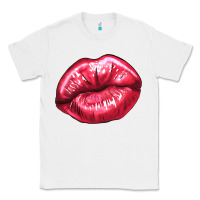 White Lip mark Valentine's Day Classic Tee - HowdyJamesFarm