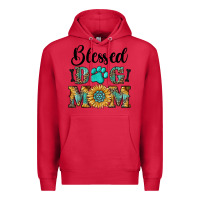 Cardinal Blessed dog mom Premium Hoodie - RanaPortraitStore