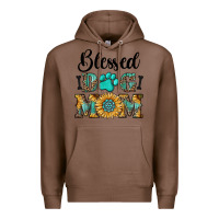 Chestnut Blessed dog mom Premium Hoodie - RanaPortraitStore