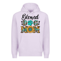 Lilac Blessed dog mom Premium Hoodie - RanaPortraitStore