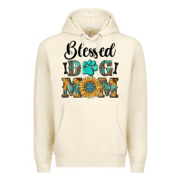 Sandshell Blessed dog mom Premium Hoodie - RanaPortraitStore