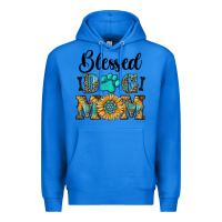 True Royal Blessed dog mom Premium Hoodie - RanaPortraitStore