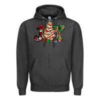 Charcoal Heather joy with christmas tree cake ado Zipper Hoodie - AdoDesignShop