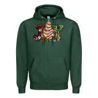 Sports Green joy with christmas tree cake ado Zipper Hoodie - AdoDesignShop