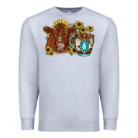 Heather Grey sunflower coffee cup red angus gemstone Premium Sweatshirt - JahusDesignShop
