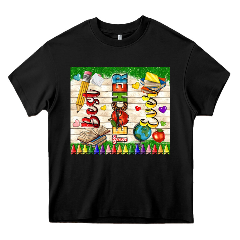 Best Teacher Ever Heavy Core Tee by TumblerDesignByShophia | Teevron