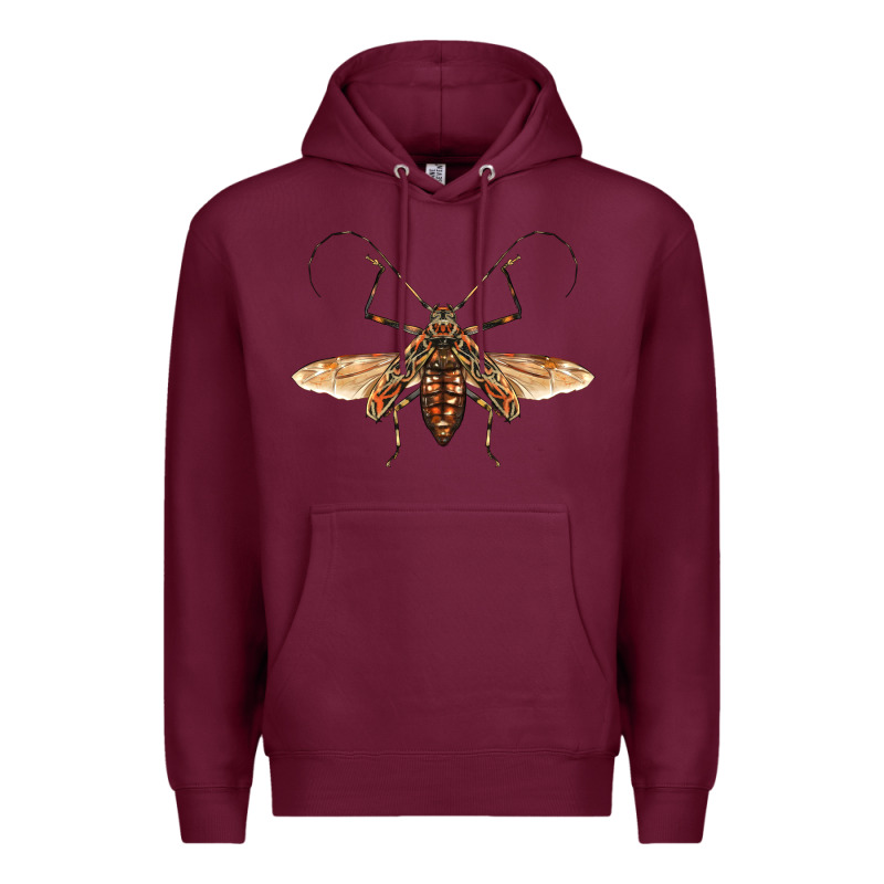 Acrocinus Beetle With Wings Premium Hoodie by LillyAllenDesigns | Teevron