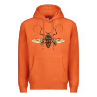 Carrot acrocinus beetle with wings Premium Hoodie - LillyAllenDesigns