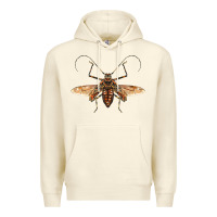 Sandshell acrocinus beetle with wings Premium Hoodie - LillyAllenDesigns