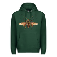 Sports Green acrocinus beetle with wings Premium Hoodie - LillyAllenDesigns