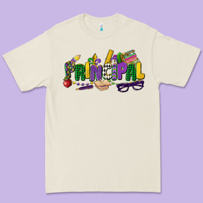 Principal Mardi Gras Cowgirl Premium Tee Designed By Cowgirlartshop