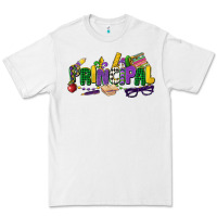 White principal mardi gras cowgirl Premium Tee - CowGirlArtShop