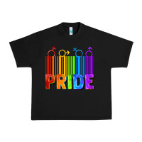 Black Pride Barcode Urban Heavy Tee - FaDigitalArtStudio