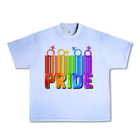 Grape Ice Pride Barcode Urban Heavy Tee - FaDigitalArtStudio