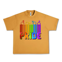 Peanut Butter Pride Barcode Urban Heavy Tee - FaDigitalArtStudio