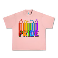 Salmon Pride Barcode Urban Heavy Tee - FaDigitalArtStudio