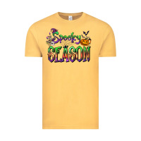 Vintage Mustard Halloween Spooky Season Vintage Tee - FaDigitalArtStudio