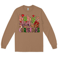Toasted Coconut baby's first christmas Long Sleeve Tee - FaDigitalArtStudio