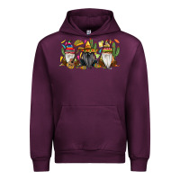 Mauve Wine Mexican gnomes Urban Hoodie - RanaPortraitStore