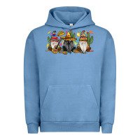 Pigment Pebble Blue Mexican gnomes Urban Hoodie - RanaPortraitStore