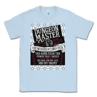 Dusty Blue Dungeon Master, The Weaver of Lore & Fate Classic Tee - Bettercallsaul