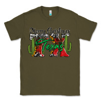 Army Green merry christmas tx texas Classic Tee - Jasminsmagicworld