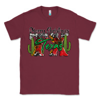 Burgundy merry christmas tx texas Classic Tee - Jasminsmagicworld