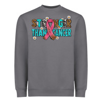 Storm stronger than cancer with cancer ribbon Heavyweight Sweatshirt - AdoDesignShop